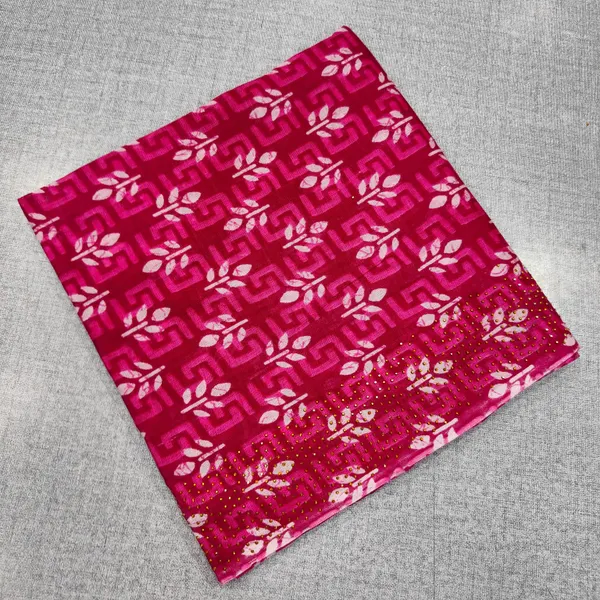 Cotton Hijab With Stone Work |HJ43